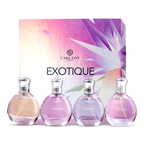 Carlton London Exotique Perfume Gift Set for Women - 4 x 30ml Premium Fragrances with R…