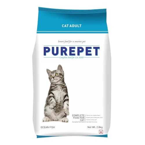 Purepet Adult Dry Cat Food 2.8kg | Ocean Fish Flavour | Taurine for Heart Health | Heal…