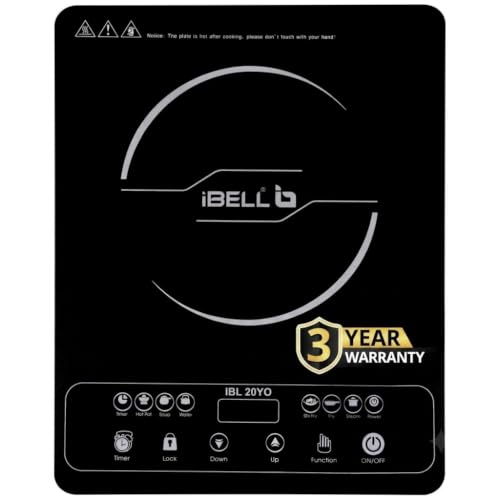 iBELL 20YO Induction Cooktop 2000W - 3 YEAR WARRANTY Full Touch Panel, Double/Single Co…