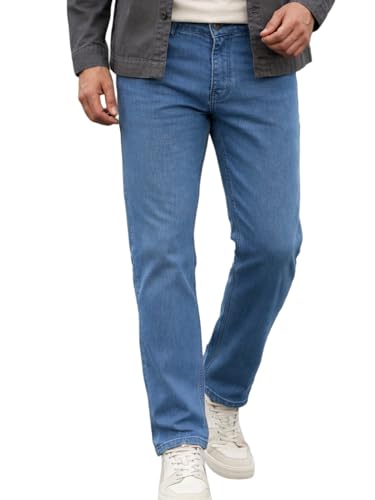 Urbano Fashion Men's Light Blue Regular Fit Washed Jeans Stretchable (epsjeanreg-lblue-…