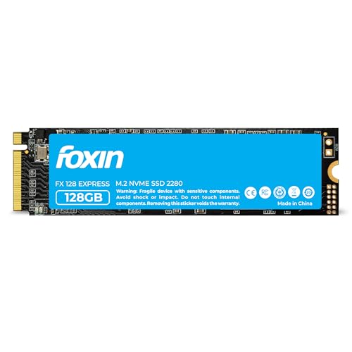 Foxin 128 GB NVMe M.2 SSD | PCIe Gen 3.0 x4 Internal Solid State Drive with 3200MB/s Re…