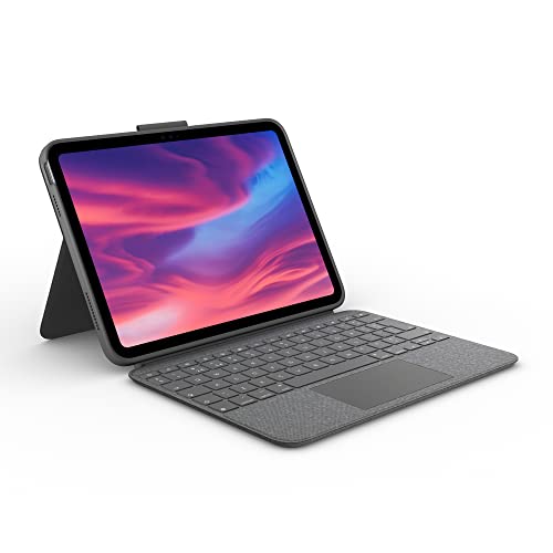 Logitech Combo Touch Detachable 10th Gen iPad Keyboard Case with Large Precision Trackp…
