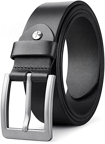 Creature Formal/Casual Black Color Genuine Leather Belts For Men (Length- 46 inches||40…