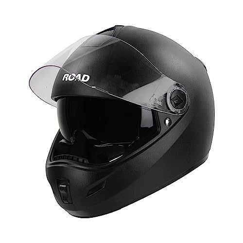 Steelbird SBH-34 Rox Road ISI Certified Full Face Helmet with Inner Smoke Sun Shield an…