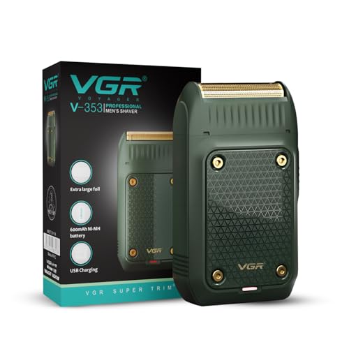 VGR V-353 Electric Ultra-Thin Shaver | Rechargeable Beard & Face Care Razor | Reciproca…
