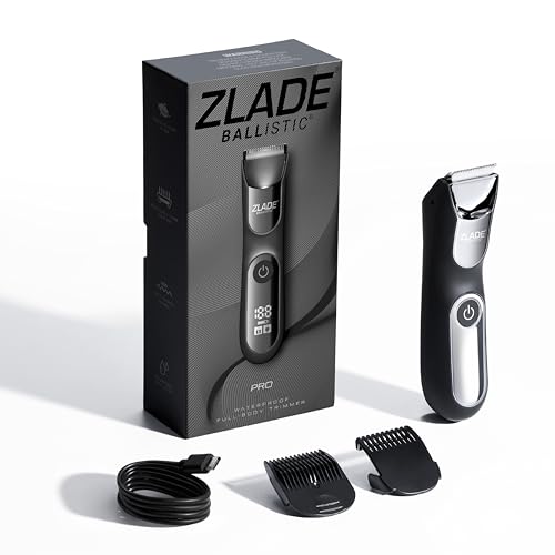 Zlade Ballistic Pro Full Body Trimmer for Men, Beard, Balls, Pubic Hair, Private Parts…