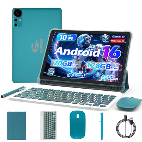CUPEISI YQ10S MAX Android 13 10 Inch Tablet, 12GB RAM + 128GB ROM / 1TB Expandable, 2-I…