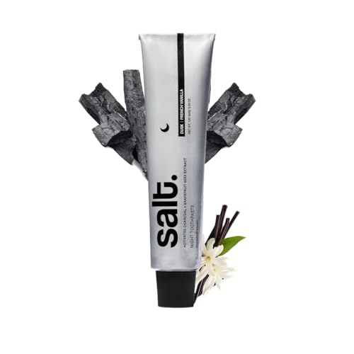 Salt. Oral Care Dusk Night Toothpaste | French Vanilla Flavor | With Grapefruit Water,…