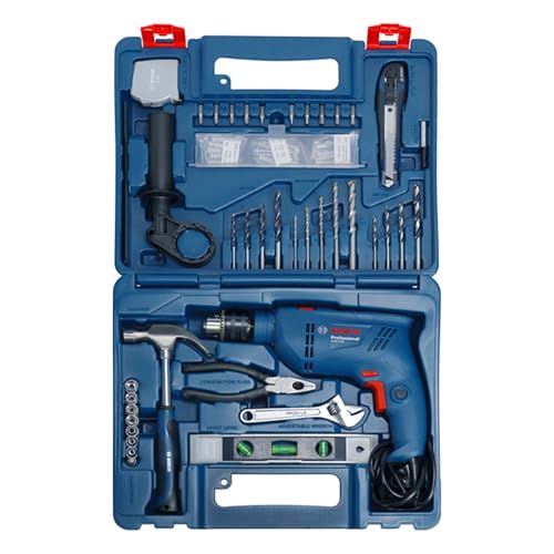 BOSCH GSB 600 Impact Drill Machine for Home & Professional Use, 100Pcs Accessory Kit |…
