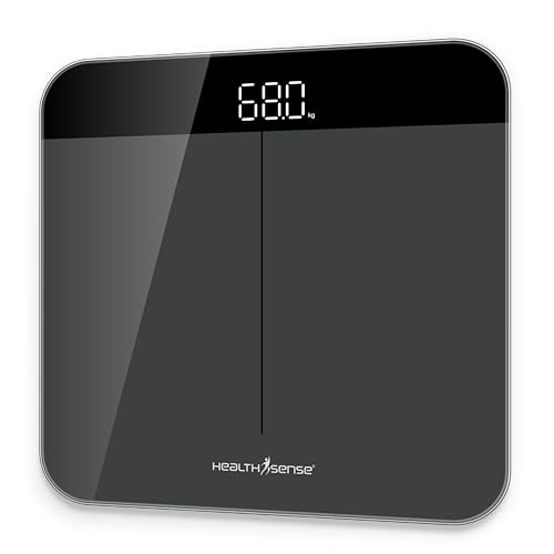 HealthSense Weight Machine for Body Weight, Digital Weighing Scale with Step-On Technol…