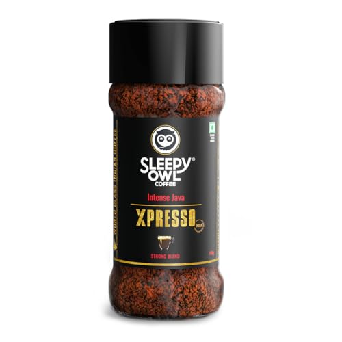 Sleepy Owl 100g Intense Java Xpresso Coffee | Strong Blend Instant Coffee | Makes 50 Cu…