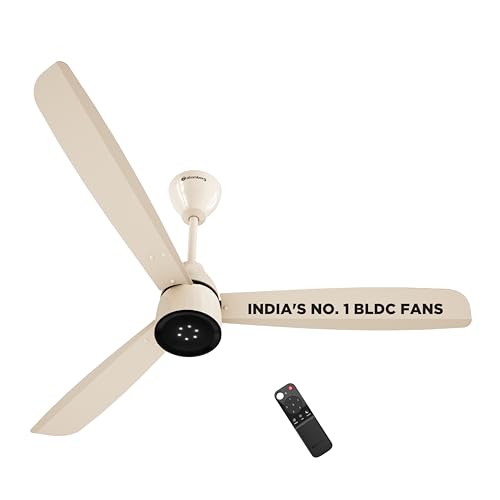 atomberg Renesa Enzel 1200mm BLDC Ceiling Fan with Remote | 5 star | Advance Air+ Techn…