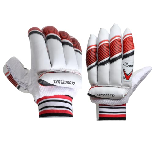 ArrowMax Cricket Batting Gloves for Men & Boys (Youth) Right Hand – Comfortable Grip, P…