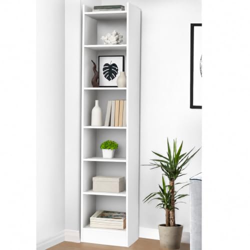 Callas 6 Layer Engineered Wood Bookshelf Multipurpose Home Decor Storage Rack | Showcas…