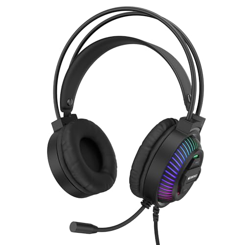 ZEBRONICS Jupiter 3.5mm Premium Gaming Over Ear Headphone with 50mm Neodymium Drivers,…