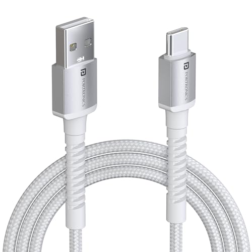 Portronics Konnect X USB to Type C Cable with 3A Output, Fast Charging & Data Transfer,…
