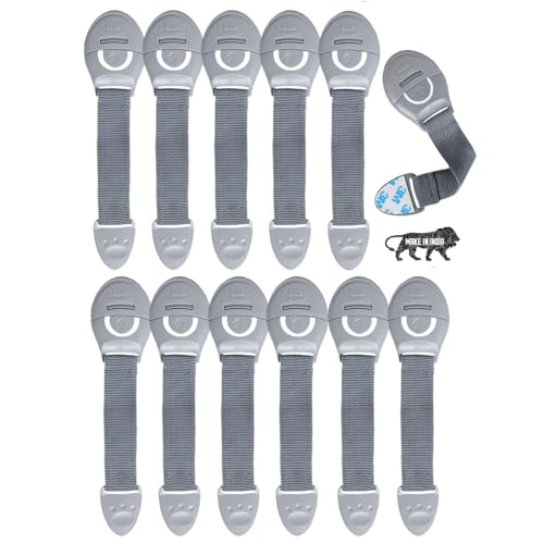 Kids Station Furniture Safety Locks for Baby Safety - Strong and Adhesive Child/Toddler…