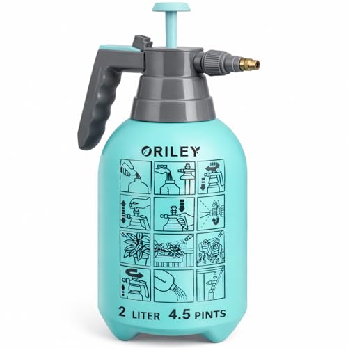 ORILEY 2 LTR Multipurpose Classic Sprayer Hand Powered Water Spray Bottle for Gardening…