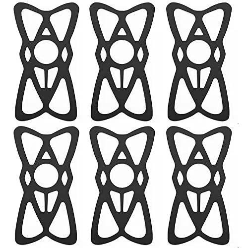 Kinizuxi Motorcycle Phone Mount Tether 6 Pack Silicone Bands for Bike