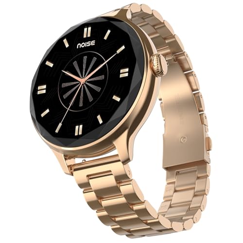 Noise Diva (Smartchoice) Smartwatch for Women with Diamond Cut Dial, Glossy Metallic Fi…