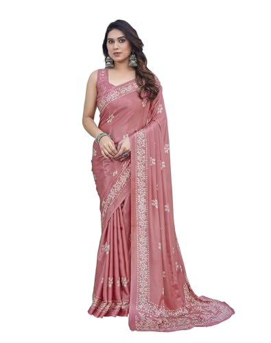 Yashika Women's Elegant Chiffon Saree with Blouse Material - Embrace Trendy Style and T…