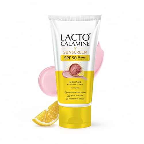 Lacto Calamine Light Weight Sunscreen SPF50 | PA++++ | No White Cast | Broad Spectrum P…