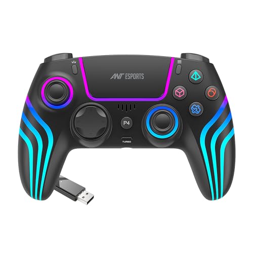 Ant Esports GP400 RGB 3-Mode Wireless Gaming Controller,1000Hz HallSense Precision Joys…