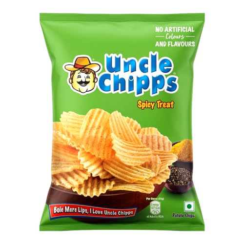 Uncle Chipps Spicy Treat, 80gm Pouch