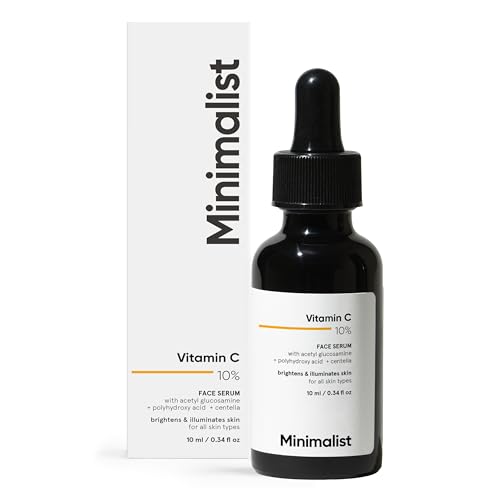 Minimalist 10% Advanced Vitamin C Serum for Glowing Skin | Brightening & Dark Spot Trea…
