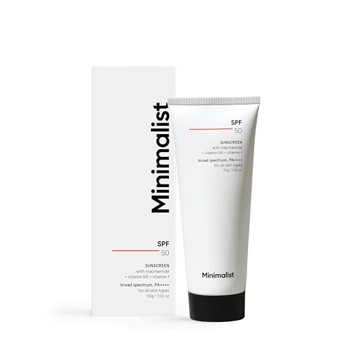 Minimalist Sunscreen SPF 50 PA++++ with Niacinamide & Multi-Vitamins | Broad Spectrum |…