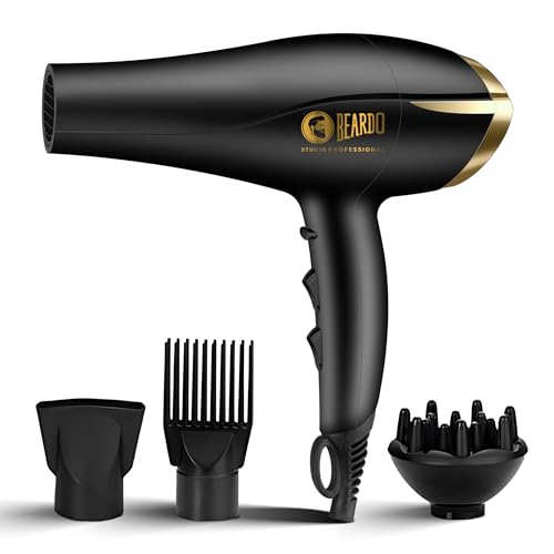 BEARDO Studio Professional Tornado Hair Dryer With 2000 Watts Power|Ac Motor, Concentra…