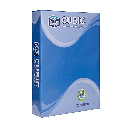 Cubic Multipurpose White Copier Paper 75 GSM - A4 | 500 Papers Per Ream | 1 Ream, 30 x…