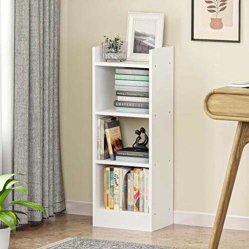 Lukzer 3 Layer Engineered Wood Multipurpose Rack Bookshelf Storage Organizer Stand (MR-…