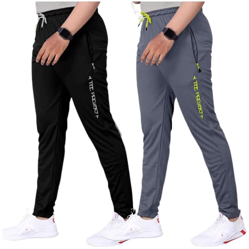 Pinkmint Men Combo Track Pant with Lycra Elastic Jogger Suitable for Active Wear, Jogge…
