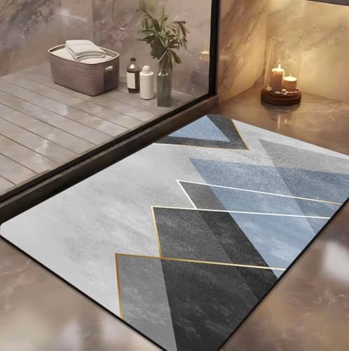 Yellow Weaves Synthetic Rubber 1 Pc Anti Slip Water Soaking Floor Mat,Water Absorbent N…
