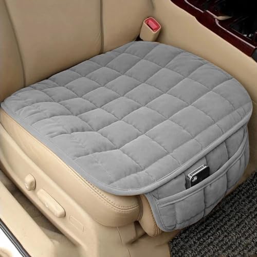 HSR Comfortable Ultra-Soft Memory Foam Car Seat Cover with Non-Slip Grip and Storage Po…