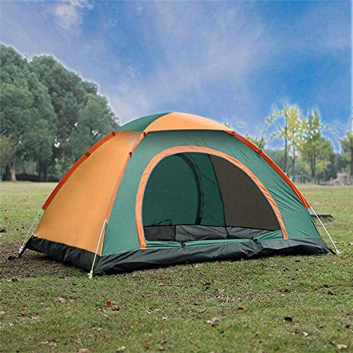 Rikriva Waterproof Polyester Camping and Outdoor Tent 4 Person Tent (Multi Color) (4 Pe…