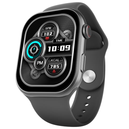 Fire-Boltt Brillia Smart Watch 2.02” Super AMOLED Display, Bluetooth Calling, SpO2, Hea…