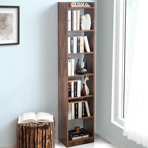 ABOUT SPACE Book Shelf for Home - 6 Tier Cube Book Shelves, Engineered Wood Book Rack f…