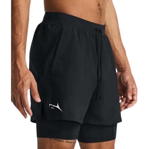 PROSHARX 2 in 1 Active Dual Shorts with Inner Tights Layer | Men's Double Layer Short f…