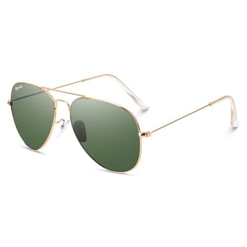 GYNK Premium Millitary Style Classic Aviator Unisex Sunglasses,100% UV Protection for D…