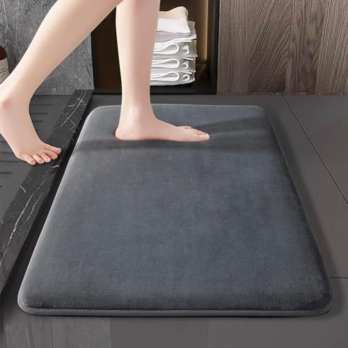 VAS COLLECTIONS Bath Mats Non Slip Anti-Skid - Memory Foam Bathroom Shower, and Tub Rug…
