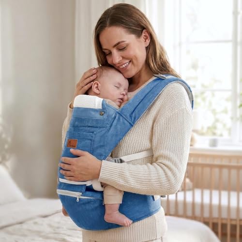 R for Rabbit Upsy Daisy Ergo Baby Carrier for New Born | 8 in 1 Hip Seat Front and Back…