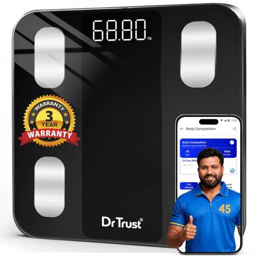 Dr Trust USA Legend Smart Scale | 20+ Parameters | US FDA approved | Unlimited Users Bl…