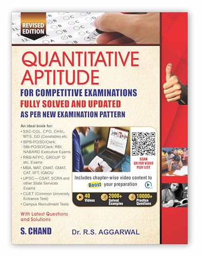 Quantitative Aptitude (Revised Edition 2026): For All Govt. Competitive Exams for Banki…