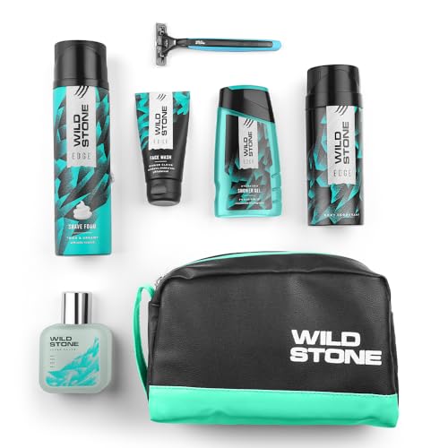 Wild Stone Edge Grooming Kit l Professional Shaving Kit for Men l Deodorant for Men l S…