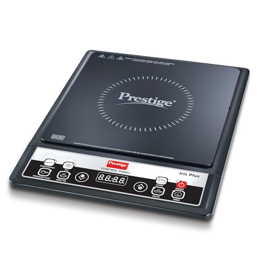 Prestige Iris Plus 1600 Watts Induction Cooktop | 4KV Surge Protection | 6 Preset India…