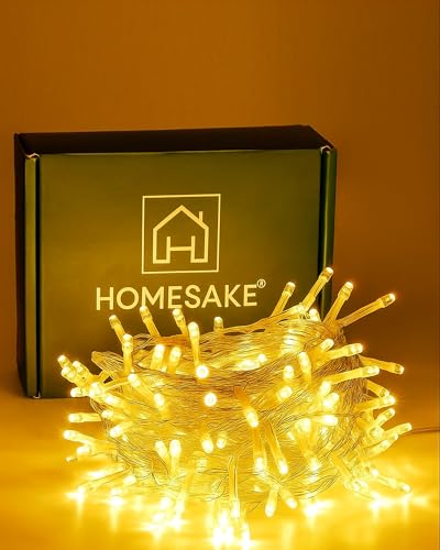 Homesake® 36 Feet Long 40 LED Power Pixel Serial String light Fairy Lights, Plug Source…
