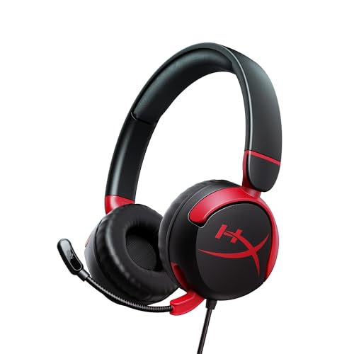 HyperX Cloud Mini – Wired Headset Compatible with PC, Chromebook, Nintendo Switch,PlayS…