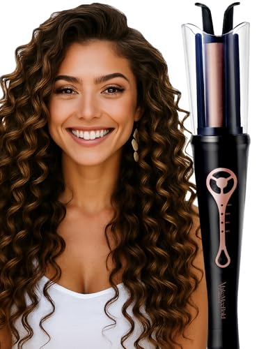Urban yog MakeMeeBold Automatic Hair Curler| Easy Two-Way Curling Iron with 4 Temperatu…